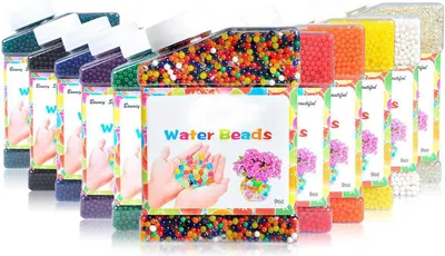 Produktbild von 30000Pcs schnell wachsende Wasserperlen bunte Mischung Wasser wachsende Bälle Kinder Kinder Spielzeug