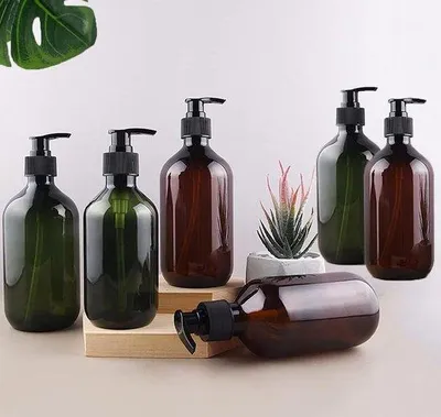 Produktbild von Kunststoff-Dispenser 6 Stück 500 ml - Lotionpumpe - Handseife - Shampoo - Küchen Arbeitsplatte.