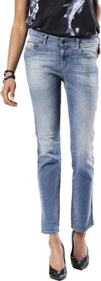 Produktbild von Diesel Sandy 0675D Stretch Damen Jeans Hose Slim Straight