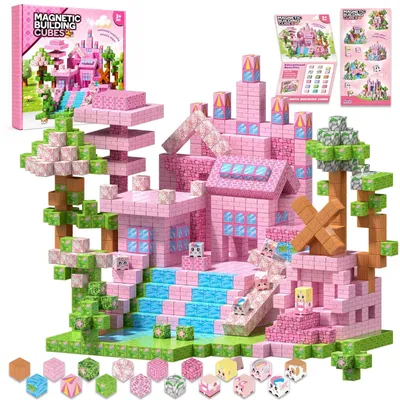Produktbild von Set mit 100 magnetischen Bausteinen für kreative Spiele