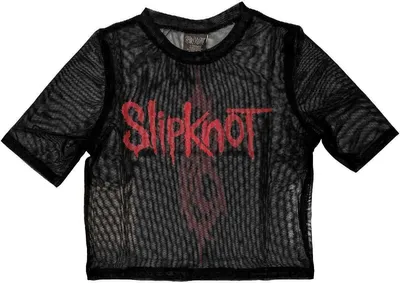 Image de Slipknot - Top court pour femme RO5836 (L) (noir)