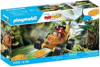 Image de PLAYMOBIL Funstars Kart banane 71717, 31 pièces, Dès 4 ans