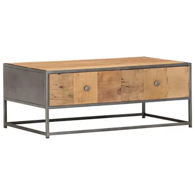 Produktbild von Couchtisch 90x50x35 cm Altholz Massiv