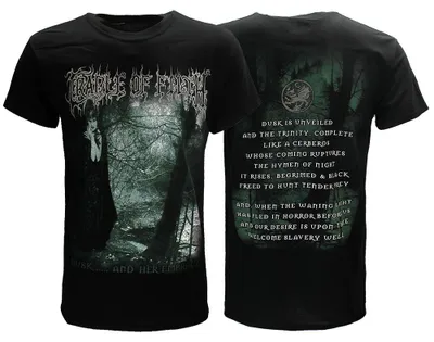 Zdjęcie produktu dla Koszulka Cradle Of Filth „Dusk & Her Embrace” – oficjalny gadżet – rozmiar XL