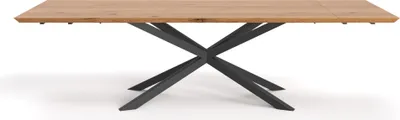 Produktbild von Ausziehbarer Lumina-Holztisch, 200x90 cm + Tischverlängerungen 2x50 cm , Eiche, Skandinavisch