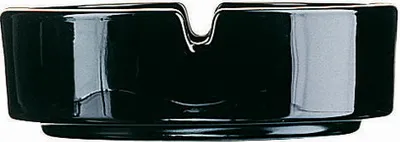 Produktbild von 6x Ascher schwarz rund, stapelbar Aschenbecher