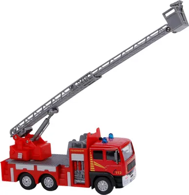 Produktbild von Feuerwehr mit Leiter 14cm Licht/Sound