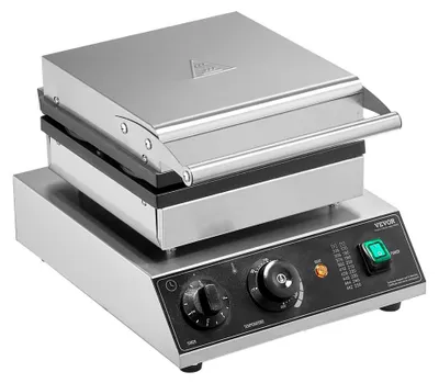 Produktbild von Waffeleisen 1750 W - Edelstahl - Für 4 runde Waffeln - Antihaftbeschichtung