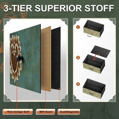 Imagen del producto de Mueble aparador con estructura metálica, tablero de madera estilo vintage, 9 cajones, dimensiones: 100 x 30 x 100 cm