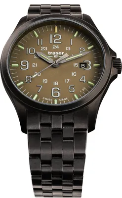 Produktbild von Traser H3 - 108738 - Armbanduhr - Herren - Quarz - P67 Officer Pro GunMetal Khaki