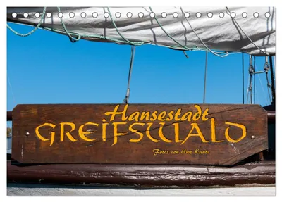 Produktbild von Hansestadt Greifswald (Tischkalender 2027 DIN A5 quer), CALVENDO Monatskalender
