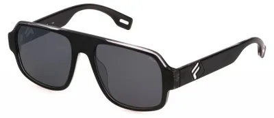 Imagen del producto de Gafas de sol uni Fila SFI529, color gris claro con montura gris oscuro, dimensiones 54/18/140