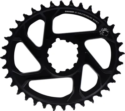 Image de Sram plateau X-Sync2 Eagle 12f 32 Z.oval noir, alu, offset 6mm, DM
