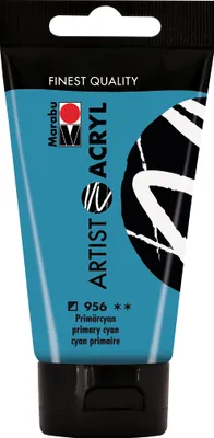 Produktbild von Marabu 12200002956, 75 ml, Cyan, Tube, Wasserfest