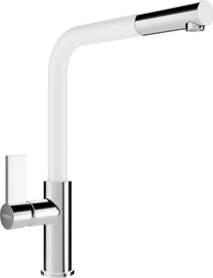 Zdjęcie produktu dla Mexen Flora bateria kuchenna, chrom/biała - 670401-02