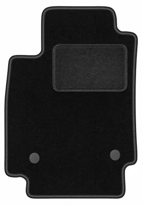 Immagine prodotto di Tappetino guidatore in moquette per Renault Captur 2013-2019 (SUV) – 1 pezzo, nero, su misura – Wielganizator LUX