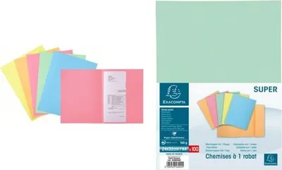 Produktbild von EXACOMPTA Aktenmappe SUPER 160, DIN A4, grün (335117600)