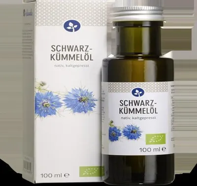 Produktbild von Aleavedis Schwarzkümmelöl nativ,und kaltgepresst, 100 ml Öl