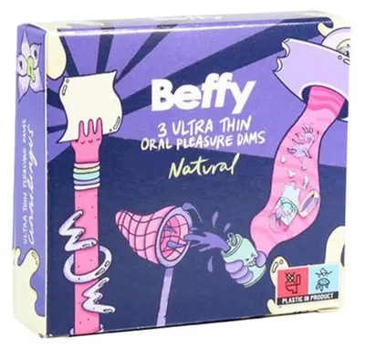 Produktbild von Beffy - Lecktuch Natural - 3 Stück