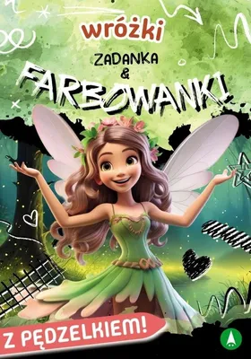 Obrázok produktu pre Wróżki Zadanka i Farbowanki - Książeczka edukacyjna dla dzieci