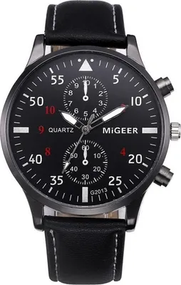 Produktbild von Elegante Armbanduhr Miguel für Herren - Schwarz KP3209