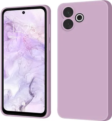 Produktbild von Hülle für Xiaomi Redmi 13 Case Cover Bumper Silikon Softgrip Schutzhülle Farbe: Lila