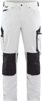 Produktbild von Blakläder® Malerhose 4-Wege-Stretch Weiß/Dunkelgrau 1089 1645, Farbe:weiß/dunkelgrau, Größe:156 (114)