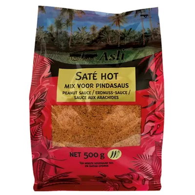 Produktbild von 500g scharfe Saté Würzmischung für Marinade und Sauce Satay Seasoning Mix ASLI