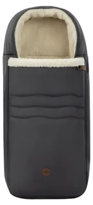 Produktbild von Bebeconfort kuschelig weicher Fußsack, geeignet für Kinderwagen, Universelle Passform, auch als Sitzpolster verwendbar, Mineral Graphite