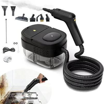 Produktbild von Dampfreiniger Handgerät, 3-stufiger verstellbarer Griff, für Alles, Steam Cleaner für Küche, Bad, Polster, Auto, Fenster
