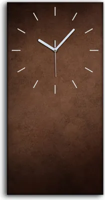 Produktbild von Wohnzimmer-Bild Leinwand Uhr Geräuschlos 30x60 Malerei Abstrakte Kunst - weiße Hände