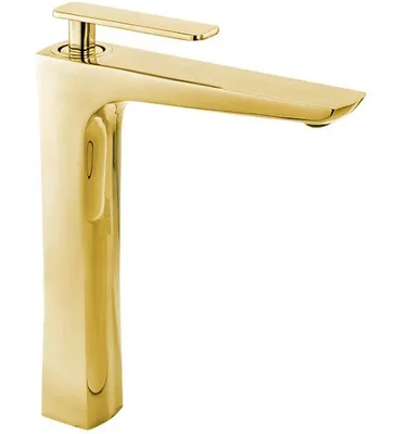 Produktbild von Mexen Indus hohe Waschtischarmatur, gold - 744610-50