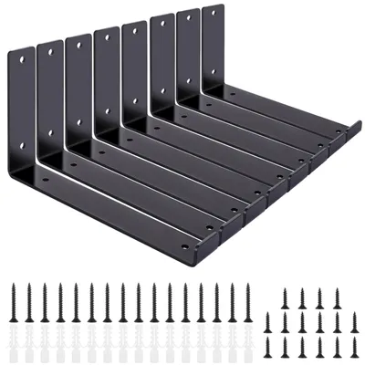 Zdjęcie produktu dla Omgoods - 8 sztuk solidnych metalowych wsporników do półek