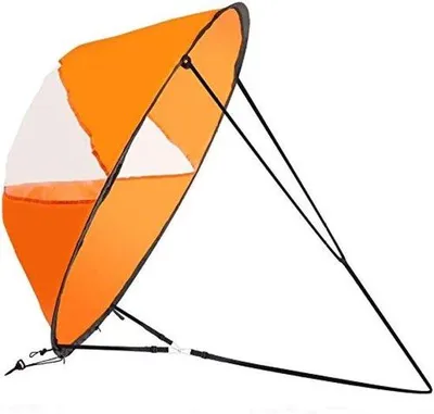 Produktbild von Windkraftruder-Kit 42 Zoll für Kajak Paddel-Board Zubehör Orangefarben