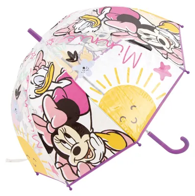 Produktbild von Minnie Maus & Daizy Regenschirm - Kinder Stockregenschirm - Kuppelschirm Ø 68 cm