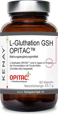 Produktbild von L-Gluthation GSH OPITAC™ 60 Kapseln Nahrungsergänzungsmittel KENAY®