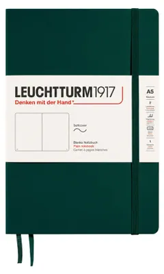 Produktbild von LEUCHTTURM1917 Notizbuch Medium A5 Softcover, Forest Green, blanko