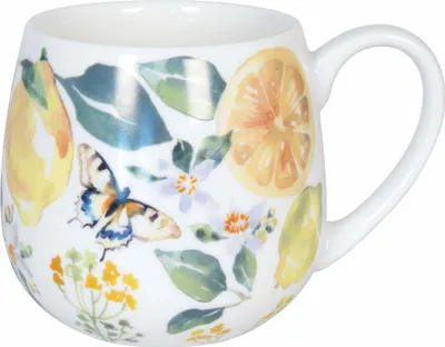 Obrázek produktu pro Könitz Cozy Mug Fruity Tea Lemon - Victoria Lowe, hrnek na kávu, šálek, hrnek, porcelán, 420 ml, 11 1 143 2604