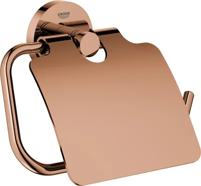 Produktbild von GROHE WC-Papierhalter Essentials 40367_1, mit Deckel, warm sunset
