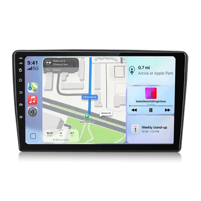 Zdjęcie produktu dla Radio samochodowe Hexinex 10'' z systemem Android 15, obsługą Carplay i Android Auto, 2+64GB, przeznaczone do samochodów Citroen C5 (2008-2017). Wyposażone w: nawigację GPS, Wi-Fi, Bluetooth, sterowanie z kierownicy (SWC), radio FM/RDS, procesor DSP, format 2DIN oraz port USB i tuner DAB+