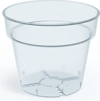 Produktbild von Kunststoff-Blumentopf PLANTIS transparent 14,5 cm