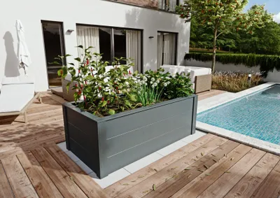 Produktbild von Hochbeet 163x85x73 cm Fichte anthrazit