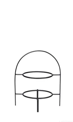 Produktbild von ASA Selection Etagere 2-stufig für Dessertteller, schw Eisen 99300950
