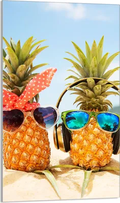 Produktbild von Glasschneidebrett 30x52 Ananas