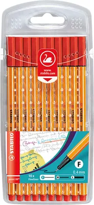 Obrázok produktu pre Fineliner - STABILO bod 88 - balenie 10 ks - červený