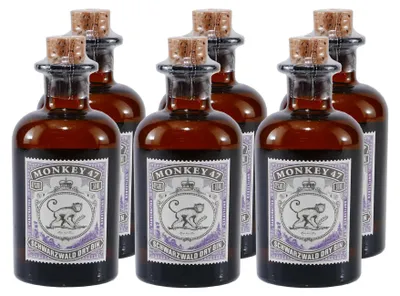 Obrázok produktu pre Monkey 47 Black Forest Dry Gin 47% obj. 6x0,05l