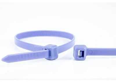 Produktbild von WKK Kunststoffkabelbinder Violett 200x3,6mm 100 St.