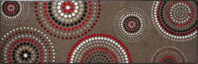 Produktbild von Erwin Müller Fußmatte Ludwigshafen" braun/rot 80x200 cm"