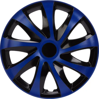 Produktbild von NRM | Radkappen Radzierblenden Draco CS 14" Blau und Schwarz 4tlg, Radabdeckung, Zierblenden, Zierkappen, Radblenden, Felgen