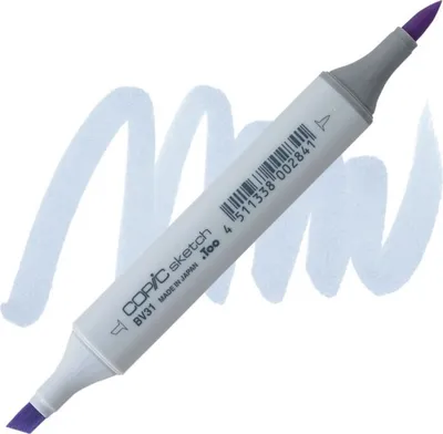 Image de COPIC Sketch double face Pinceau & Ciseau, BV31 Lavande pâle
